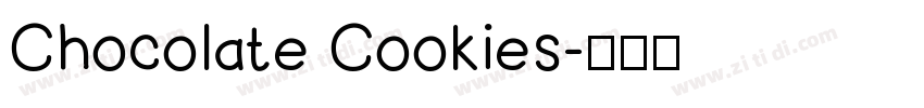Chocolate Cookies字体转换